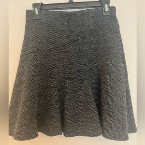 LOFT Women’s Black & Gray Skirt Size Small